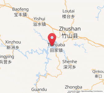 Map of Tianjiaba, Hubei
