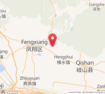 Map of Tianjiazhuang, Shaanxi