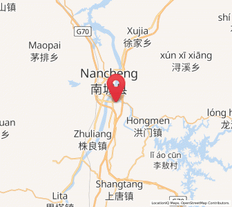 Map of Tianjingyuan, Jiangxi