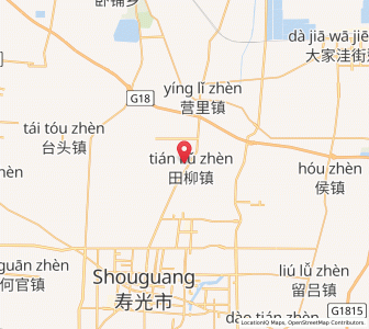 Map of Tianliu, Shandong