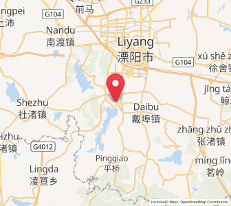 Map of Tianmuhu, Jiangsu