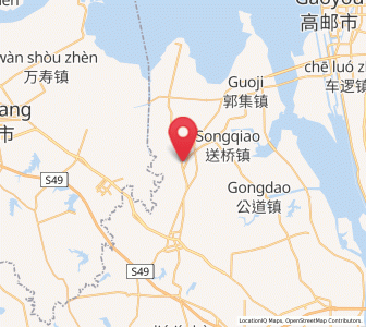Map of Tianshan, Jiangsu