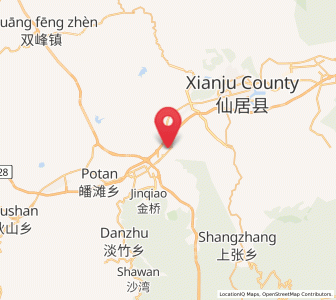 Map of Tianshi, Zhejiang