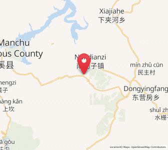 Map of Tianshifu, Liaoning