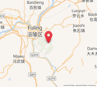 Map of Tiantai, Chongqing