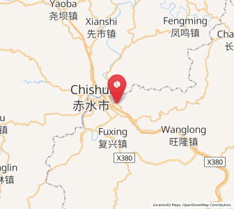 Map of Tiantai, Guizhou