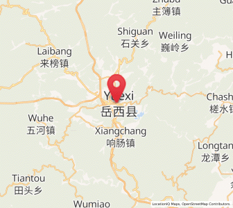 Map of Tiantang, Anhui