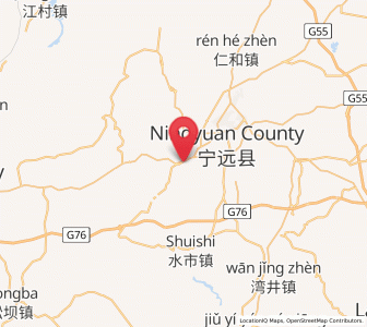 Map of Tiantang, Hunan