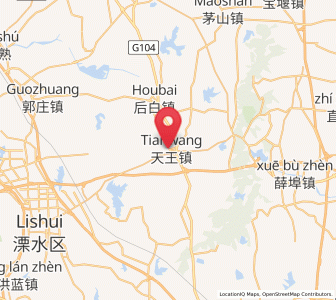 Map of Tianwang, Jiangsu