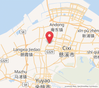 Map of Tianyuan, Zhejiang