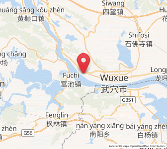 Map of Tianzhen, Hubei