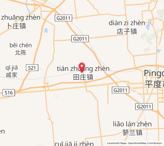 Map of Tianzhuang, Shandong