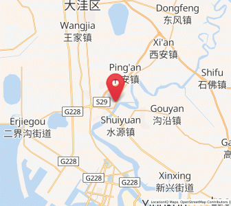 Map of Tianzhuangtai, Liaoning