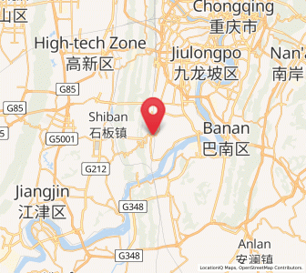 Map of Tiaodeng, Chongqing