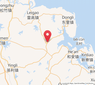 Map of Tiaofeng, Guangdong