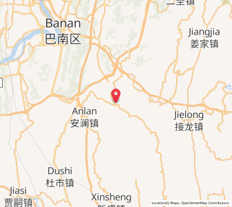 Map of Tiaoshi, Chongqing