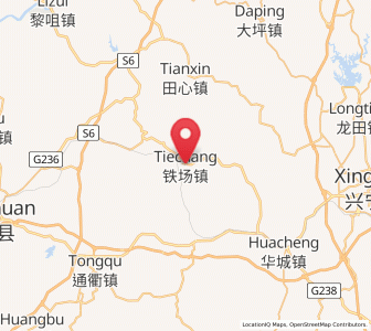 Map of Tiechang, Guangdong