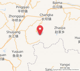 Map of Tiekuang, Chongqing