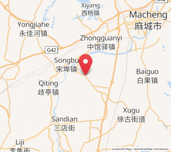 Map of Tiemengang, Hubei