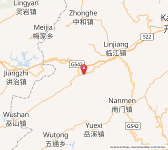 Map of Tieqiao, Chongqing