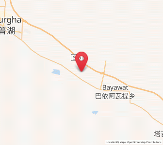 Map of Tieremu, Xinjiang