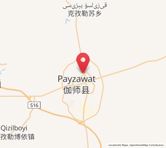 Map of Tierimu, Xinjiang
