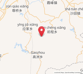 Map of Tieshan, Jiangxi