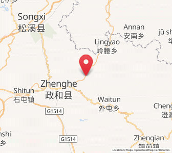 Map of Tieshan, Fujian