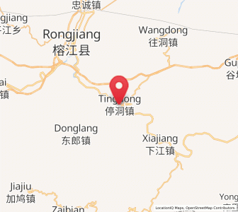 Map of Tingdong, Guizhou
