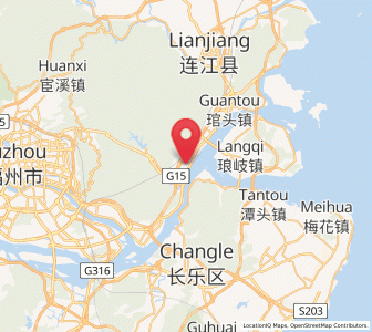 Map of Tingjiang, Fujian