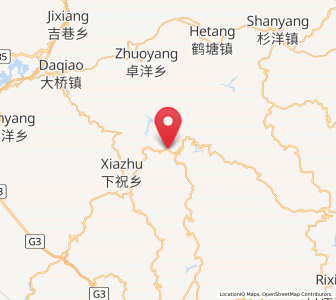 Map of Tingping, Fujian