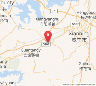 Map of Tingsiqiao, Hubei