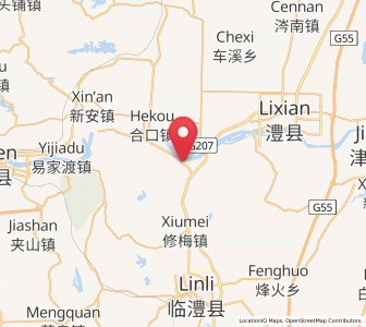 Map of Tingxiandu, Hunan