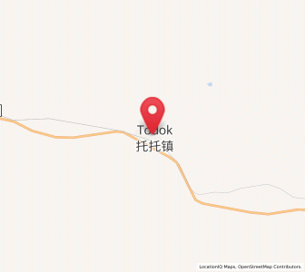 Map of Todok, Xinjiang