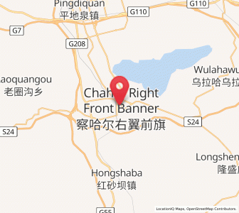Map of Togrog Ul, Inner Mongolia