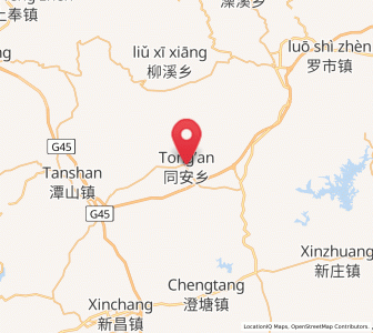 Map of Tong’an, Jiangxi