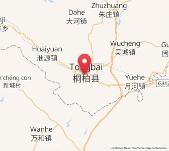 Map of Tongbai Chengguanzhen, Henan