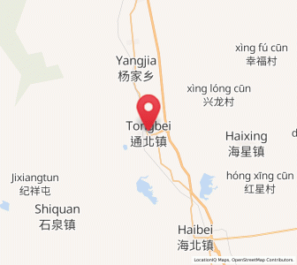 Map of Tongbei, Heilongjiang