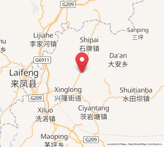 Map of Tongche, Hunan