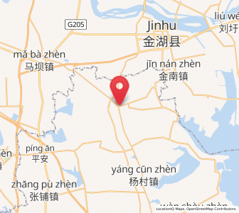 Map of Tongcheng, Anhui