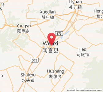 Map of Tongcheng, Shanxi