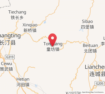 Map of Tongfang, Fujian