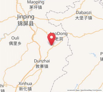 Map of Tonggu, Guizhou