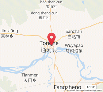 Map of Tonghe, Heilongjiang