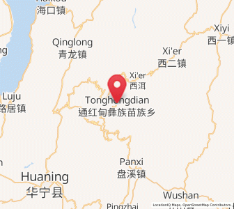 Map of Tonghong, Yunnan