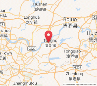 Map of Tonghu, Guangdong