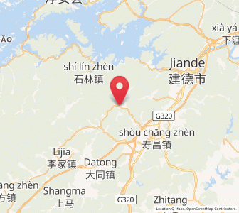 Map of Tongjia, Zhejiang