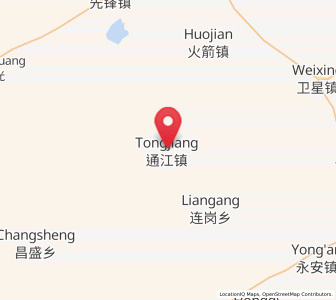 Map of Tongjiang, Heilongjiang