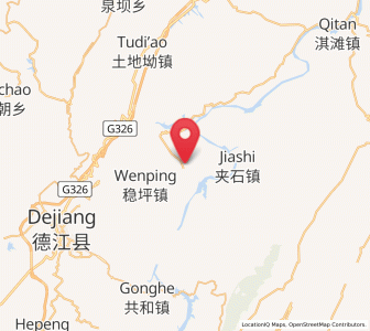 Map of Tongjing, Guizhou