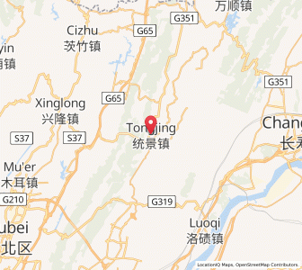 Map of Tongjing, Chongqing